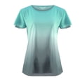 thumbnail image 3 of Women's Short Sleeve Workout Tops Quick Dry Athletic Sun Protection Shirt Breathable Gym Hiking Running Yoga Clothes Performance Sportswear, 3 of 7