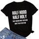 thumbnail image 3 of Gibobby Playera Corte clásico para Mujer Impresión casual manga tops blusa camisa corta mujer blusa de mujer(Negro,CH), 3 of 3