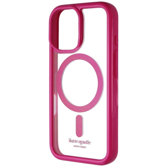 Kate Spade Ultra Protective Case for MagSafe for Apple iPhone 16 - Pink/Clear