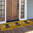 thumbnail image 2 of Bee Kind Bow Tie Yellow Spring Doormat, Seasonal Summer Home Decor Low-Profile Switch Rug Door Mat Floor Mat for Indoor Outdoor 17x47 Inch, 2 of 6