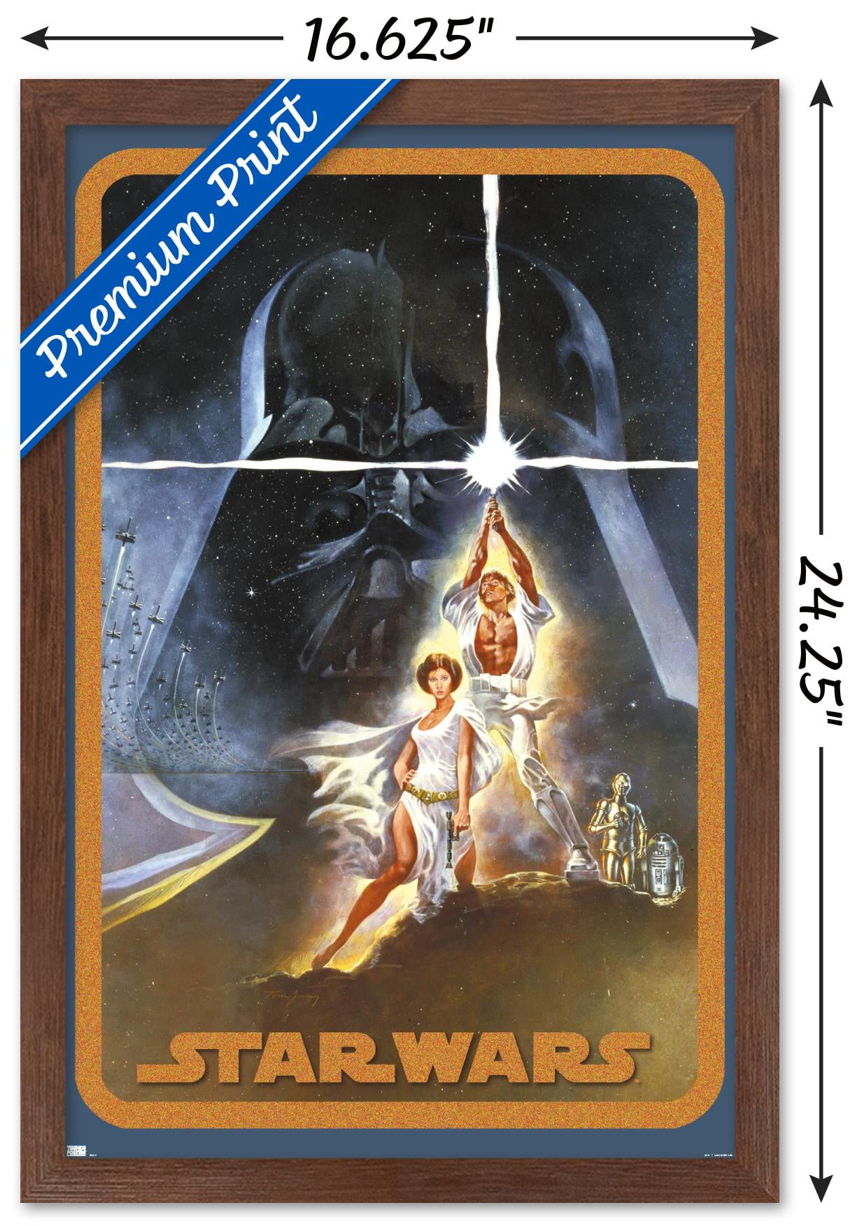 Star Wars: A New Hope - Galaxy Pose Wall Poster, 14.725