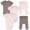 Flower, variant on Baby Girl 5 - Piece Bodysuits & Pants Deerest Set, Sizes (Newborn - 9 Months)
