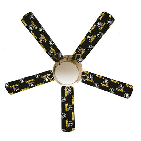 

52 Ceiling Fan with Lamp Steelers