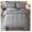Light Grey, variant on 3-Piece 100% Cotton Oversized Bedspread Lightweight Quilt Coverlet Embroidery Farmhouse Bedding Set (TK White, King (118"x106"))
