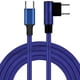 thumbnail image 1 of Cable de Transferencia Tipo C VentDepot Speed Blue 3LI 1Pza 3m USB-C Recto a 90° Azul Rápida 60W 3A, 1 of 1