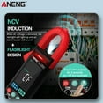 thumbnail image 4 of Clamp Meter,Universal Meter Tester Clamp Meter With Meter Clamp St211 6000 Clamp Test Clamp Ammeter Clamp Ncv Test Meter Clamp Ncv Tester Temperature / Ammeter Universal Meter 400a With Meter, 4 of 6