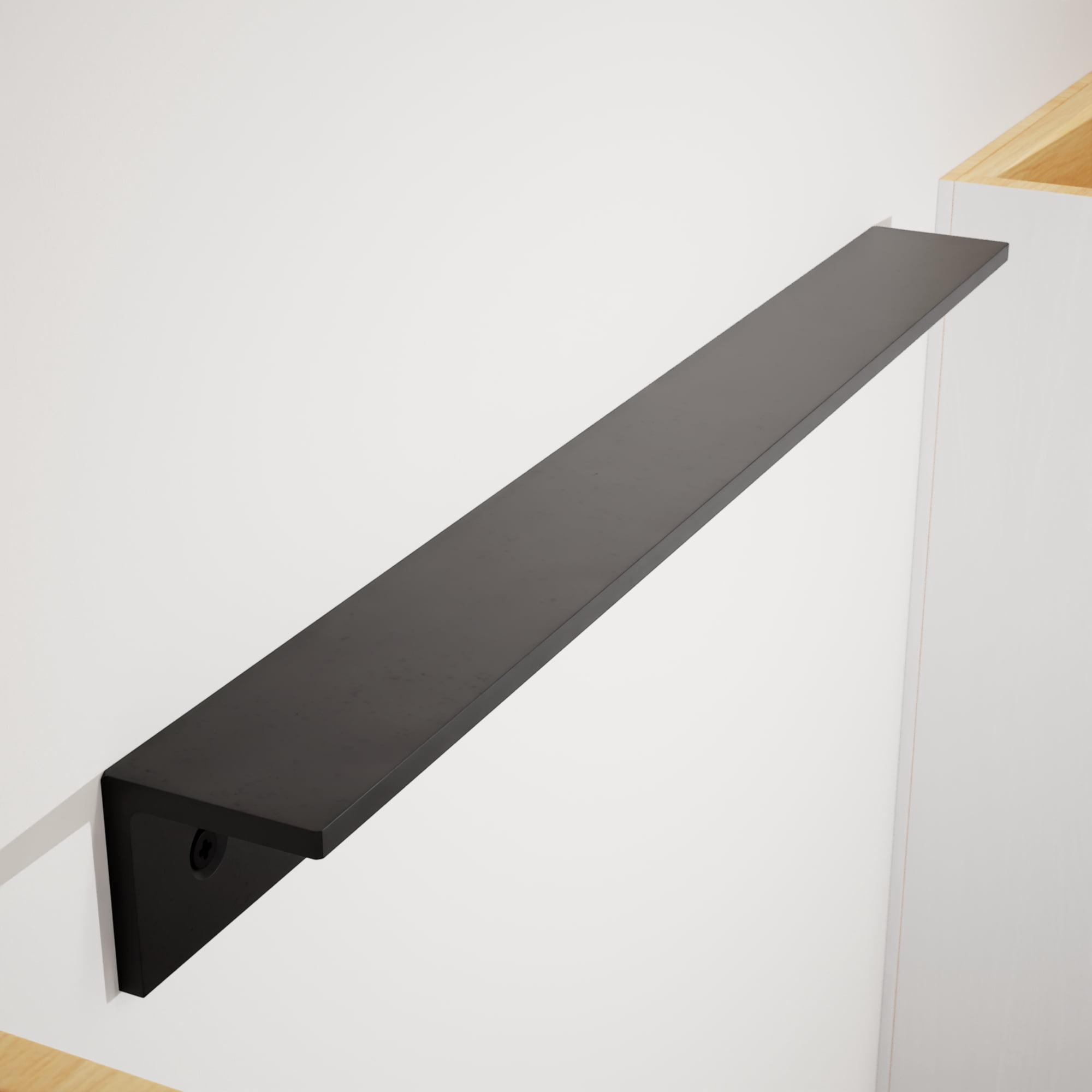 The Original Granite Bracket Heavy Duty Wall Cleat Countertop Support Bracket, 24 Inch, Durable Finish
