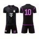 thumbnail image 1 of Camiseta de fútbol número 10 para niños, camiseta Color Clash y pantalones cortos elásticos para entrenamiento y competición de fútbol, 2 uds., 1 of 4