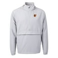 thumbnail image 2 of Men's Cutter & Buck Gray Baltimore Orioles Charter Eco Recycled Half-Zip Anorak Jacket, 2 of 3