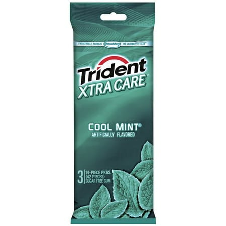 Trident Xtracare Cool Mint 3pk