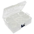 thumbnail image 1 of Lipstore Bead Organizer Clear Empty Rectangle Dustproof Bead Storage Containers with Lids 4 Pumpkin 8 Round, 1 of 8