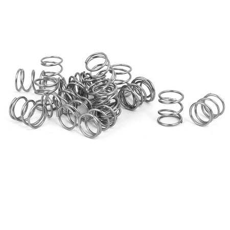 

0.8mmx9mmx10mm 304 Stainless Steel Compression Springs 20pcs