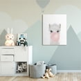 thumbnail image 2 of Stupell Industries Baby Woodland Alpaca with Pink Bubble Gum Canvas Wall Art, 36 x 48, Design by Leah Straatsma, 2 of 6