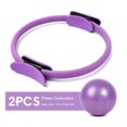 thumbnail image 2 of Pilates Ring Set, Magic Circle, Explosion-Proof Pilates Mini Ball, High Elastic Resistance Band, Yoga Wheat Tube Ball,C, 2 of 5