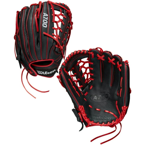 Wilson A700 12 In., Outfield Baseball Glove and Mitts, Lefthand Throw