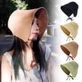 thumbnail image 4 of Cotton and Linen Straw Sun Hats For Women Beach Big Wide Brim Cloche Ha, 4 of 9