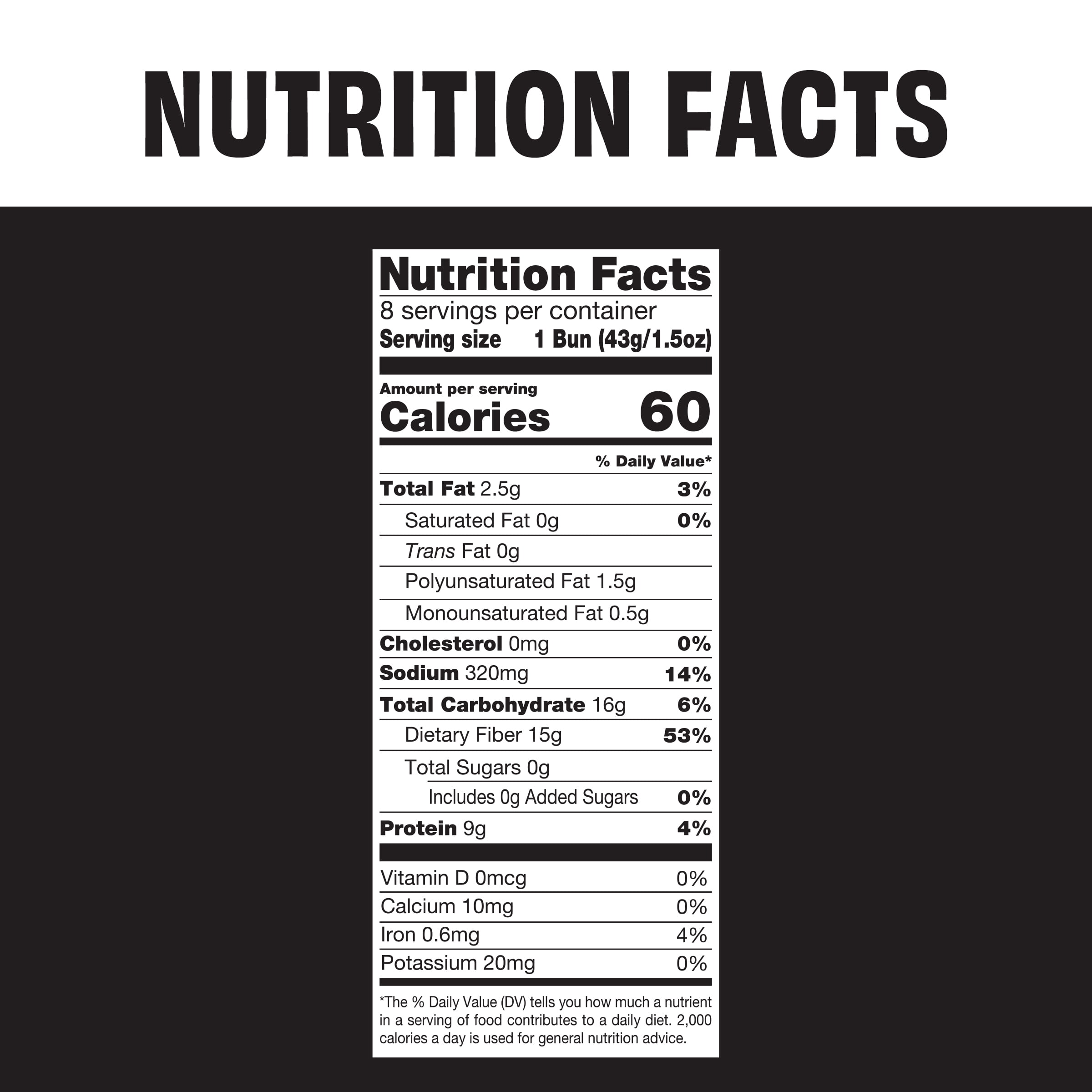 Nature's Own Life Keto Soft White Hotdog Buns, Non-GMO Keto Hotdog Buns, Keto Bread Buns, 8 Count