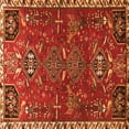 thumbnail image 1 of Ahgly Company Indoor Square Persian Orange Traditional Area Rugs, 4' Square, 1 of 1