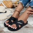thumbnail image 3 of Mesh Flip Flops Sports Slippers Sandals for Women Lightweight Breathable Summer Beach Thongs Walking Slip on, 3 of 7