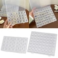 thumbnail image 2 of Plastic Jewelry Tray Earring Storage Case Easy to Carry Jewelry Organizers Storage Solution for Small Earrings and Rings, 2 of 13