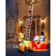 thumbnail image 3 of 9.9Ft Christmas Ladder Lights with Santa Claus - 338 LED Christmas Lights, 8 Modes, Timer Memory Function, Mains Powered, Indoor Outdoor Garden Xmas T, 3 of 5