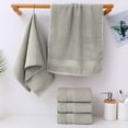 thumbnail image 4 of 100% Cotton Bath Towels 28x13 – Cotton Terry Pack of 5, Extra Soft, Quick-Dry, Highly Absorbent ,Hotel & Spa Quality | I for Home & Gym, 4 of 7