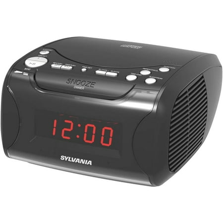 Sylvania Alarm Clock Radio with CD Player and USB Charging - SCR4986 ...