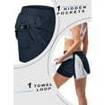 thumbnail image 3 of 33,000ft Women's Running Shorts with Elastic High Waisted Lightweight Quick-Dry Athletic Workout Shorts, 3 of 7