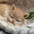 thumbnail image 3 of Angel Orange Tabby Garden Statue Memoral Cat Decor, 3 of 5