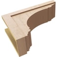thumbnail image 6 of 10"W x 30"D x 20"H Classic Warren Rough Cedar Woodgrain TimberThane Corbel, Primed Tan, 6 of 6