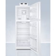 thumbnail image 3 of Frost-free break room refrigerator-freezer in white with NIST calibrated alarm/thermometers, 3 of 5