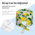 thumbnail image 4 of Kdxio Lemon Seamless Pattern Oil Painting Effect Pattern Turban Hat for Women Men Comfortable Adjustable Cleaning Working Cap with Sweatband, 4 of 8