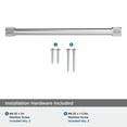 thumbnail image 4 of Amerock Farewind 8-13/16 inch (224mm) Center-to-Center Polished Chrome Cabinet Pull, 4 of 6