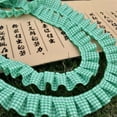 thumbnail image 4 of 5 Yards Durable Gingham Trim,QZS Reusable Gingham Ruffle Pleated Lace Trim,Reusable Green Edge Trimming for Hats,Cuffs,DIY Craft,1pc, 4 of 5