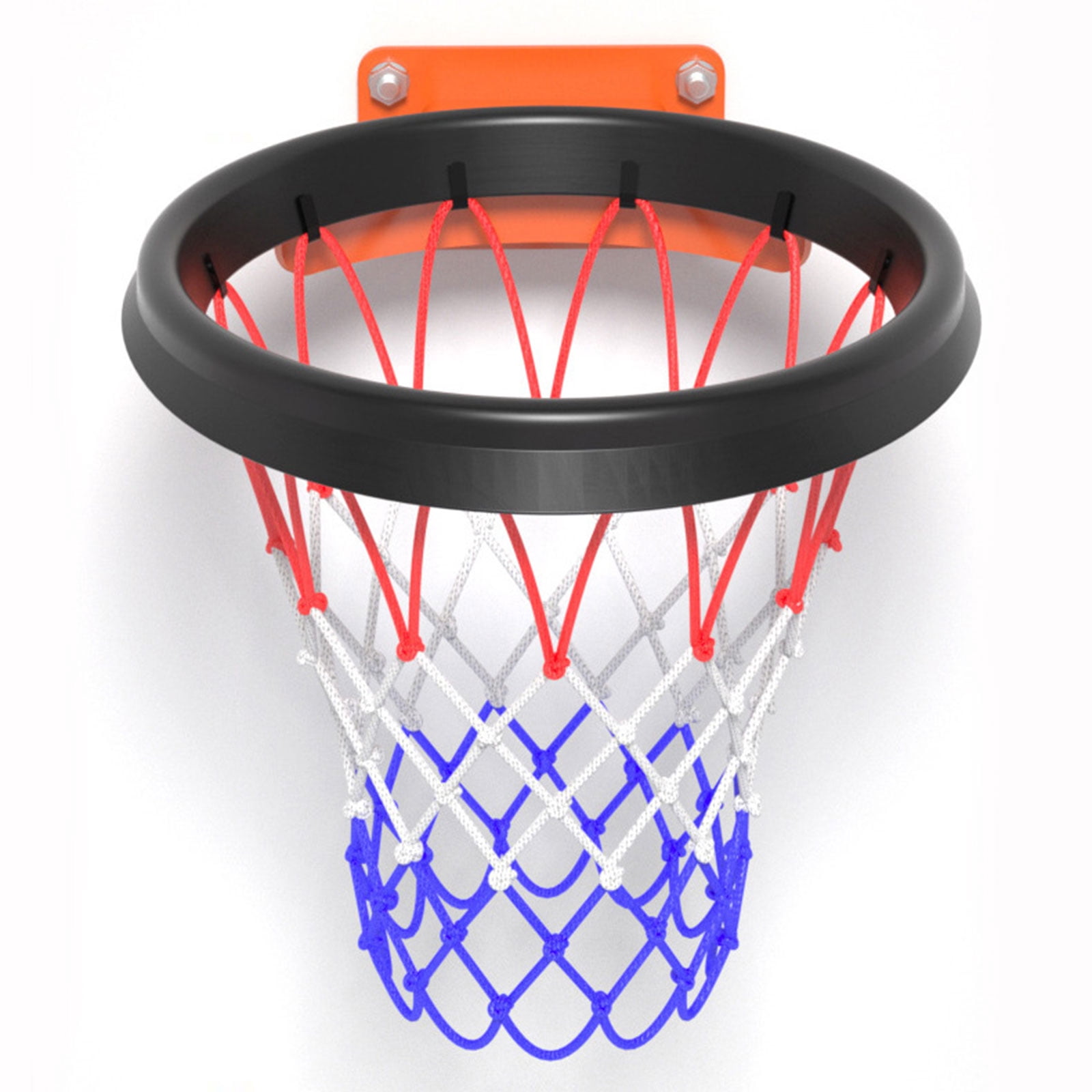 BIBABLYKE Basketball PU Portable Basketball Meshes Frame for Indoor and Outdoor Removable Professional School Basketball Net Frame
