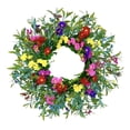 thumbnail image 1 of 德洲野花花环春夏季花环门饰仿真满天星小雏菊家居挂花圈 小雏菊满天星 小雏菊满天星 48 Cm, 1 of 8