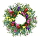 thumbnail image 1 of 德洲野花花环春夏季花环门饰仿真满天星小雏菊家居挂花圈 小雏菊满天星 小雏菊满天星 48 Cm, 1 of 8