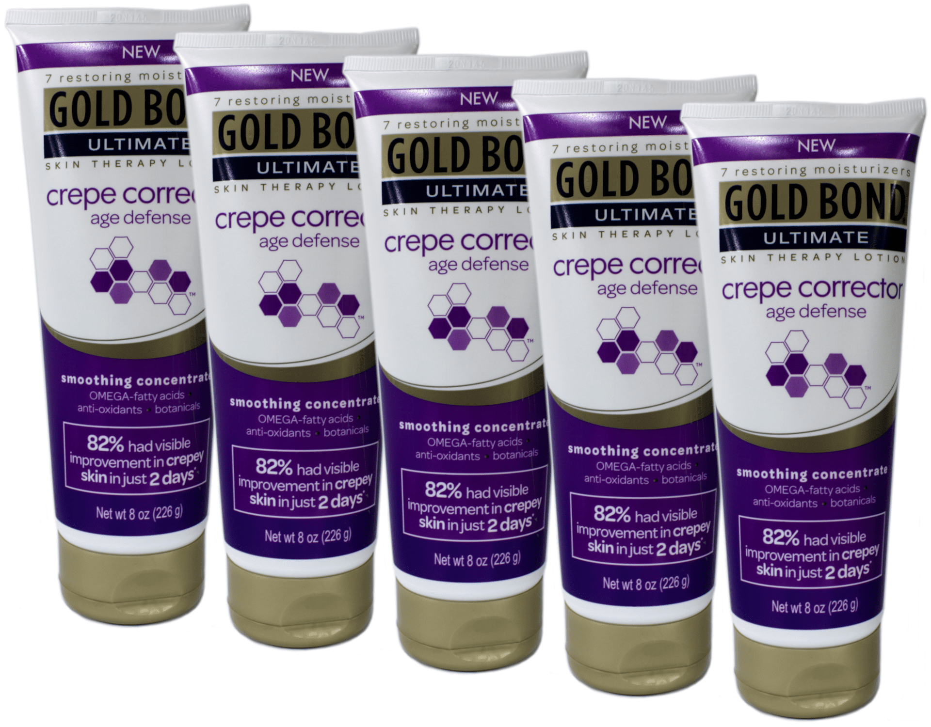 5 Pack Gold Bond Ultimate Skin Therapy Lotion Crepe Corrector Age Defense 8 oz