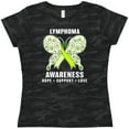 thumbnail image 3 of Inktastic Lymphoma Awareness Hope Support and Love Women's T-Shirt, 3 of 5