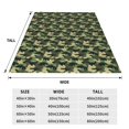 thumbnail image 3 of Pofeuu Camouflage Dinosaur Print Ultra-Soft Micro Fleece Blanket,for Bed Or Sofa,All Season Throw Blankets Flannel Blanket-50"x40", 3 of 7