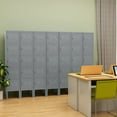 thumbnail image 3 of Fesbos Metal Locker with 5 Doors, Tall Steel Storage Lockers for Employees - 5 Tier Locker Storage Cabinets for School, Gym, Home, Office, Garage, 3 of 8