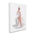 thumbnail image 3 of Stupell Industries Morning Coffee Glam Woman Robe Graphic Art Gallery Wrapped Canvas Print Wall Art, Design by Ziwei Li, 3 of 7