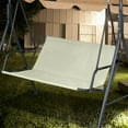 thumbnail image 5 of Outdoor Swing Replacement Seat Fabric, Swing Seat Cover, 600D Thickened Oxford Waterproof Sunscreen Porch Swing Cushions for Patio Furniture Garden Bench, 45.27x37.79in, 5 of 7