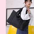 thumbnail image 3 of Stylago Womens Nylon Tote Bag Mens Multiple Internal Pockets Large Shoulder Purse Storage Zipper Handbag for Travel Overnight Black, 3 of 7