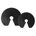thumbnail image 2 of American Art Decor Cascading Curls 2-Piece Resin Table Top Decor Set in Black - 9.25" x 10.75", 8" x 8.75", 2 of 6