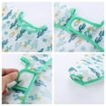 thumbnail image 6 of 0-6Years Baby Cartoon Silicone Bibs Toddler Waterproof Long Sleeve Art Smock Feeding Bib Apron for Kids Accessories BPA Free (Pattern 1,100(4-6years)), 6 of 7