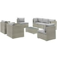 thumbnail image 4 of Modway Repose Outdoor Patio 8 Piece Sectional Set, Multiple Colors, 4 of 8