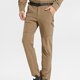 thumbnail image 4 of Pantalones largos para hombre, de color liso, lavados, elásticos, para exteriores, para montañismo, secado rápido, informales, de Taslan, 4 of 6