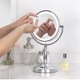 thumbnail image 3 of Zadro LED Lighted Makeup Mirrors for Women w/ Magnification & Cordless, 3 of 7
