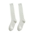 thumbnail image 3 of Aocisk Bas Résille pour Femmes, Maille Respirante, Cuissardes, Design Extérieur, Extensibles, Bas en Nylon Confortables pour Usage Quotidien, Blanc, Taille Unique, 3 of 3